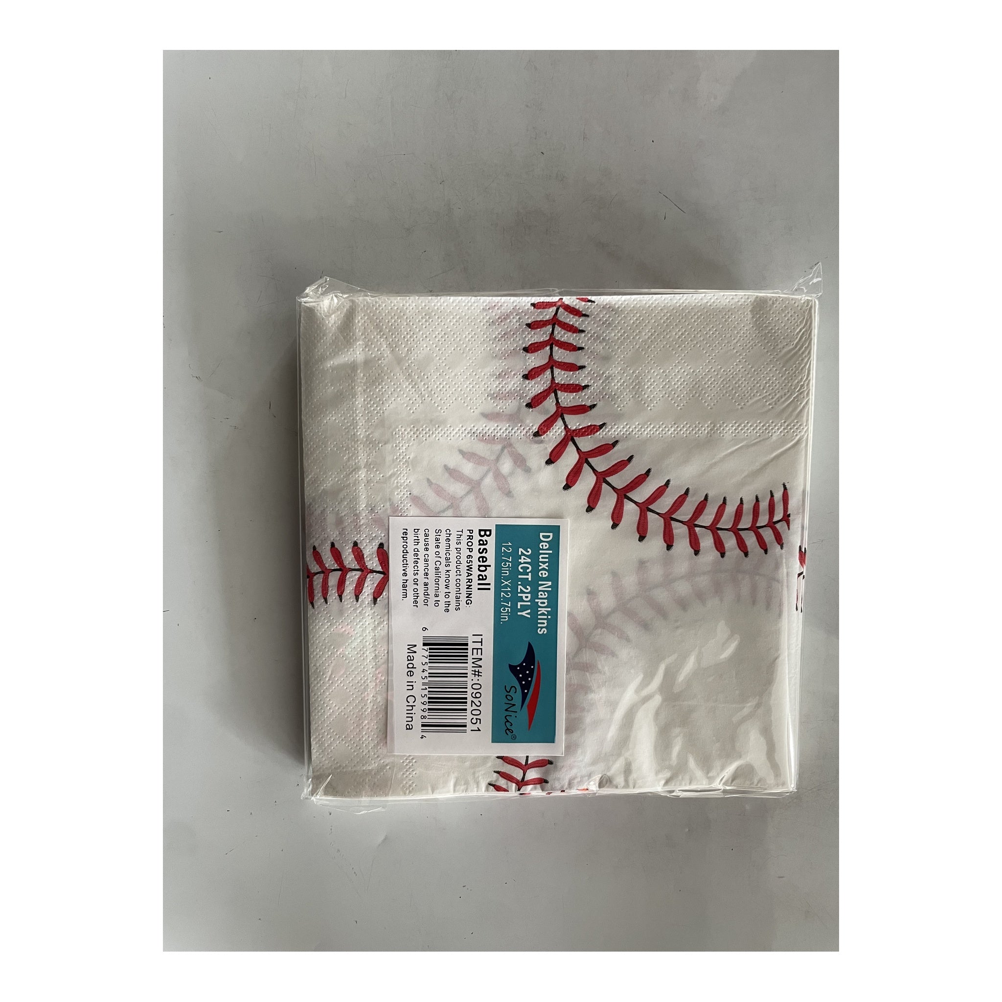 2Ply Npkn 24 ct Baseball 24Pk/Cs